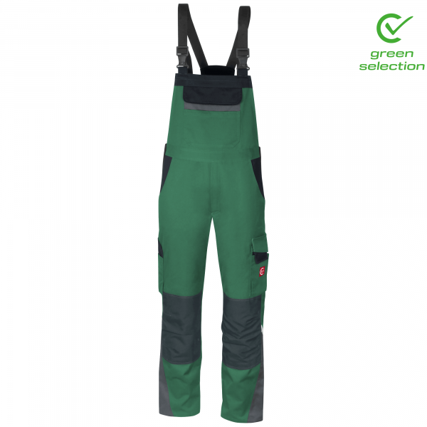 Teamdress-Latzhose ecoRover, grn/schwarz/grau