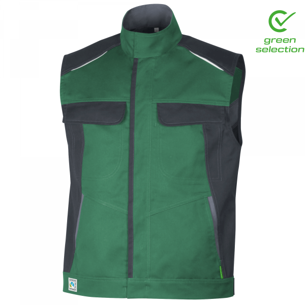 Teamdress-Weste ecoRover, grün/schwarz/grau