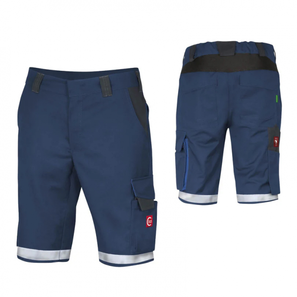 Teamdress-Shorts ecoRover +Refl. 17353 marine/schwarz/blau