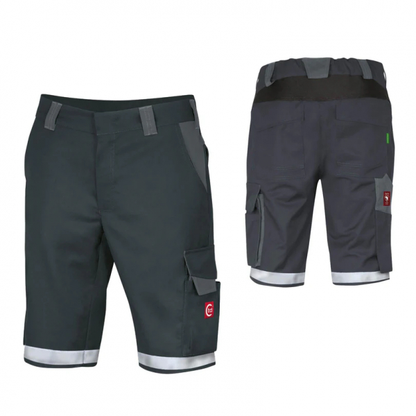 Teamdress-Shorts ecoRover +Refl. 17353 schwarz/grau