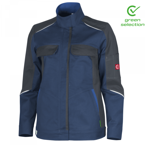 Teamdress-Damenjacke ecoRover, marine/schwarz/blau