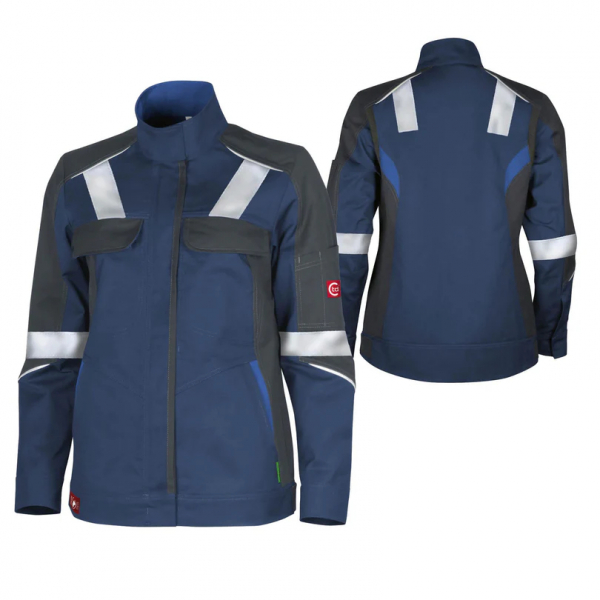 Teamdress-Damenjacke ecoRover +Refl. 17353 marine/schw/blau
