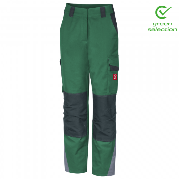 Teamdress-Damenhose ecoRover, grün/schwarz/grau