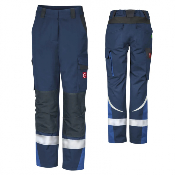 Teamdress-Damen Bundhose ecoRover +Refl.17353 marine/schw/bl