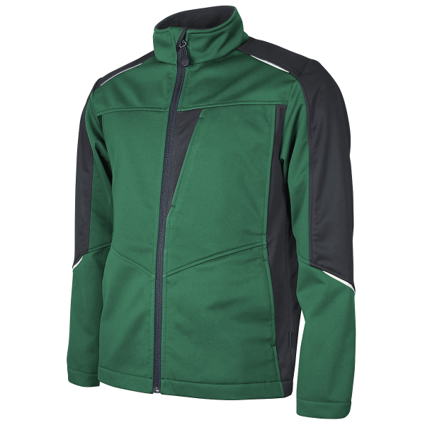 Teamdress-Softshelljacke, grn/schwarz