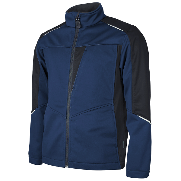 Teamdress-Shoftshelljacke, marine/schwarz