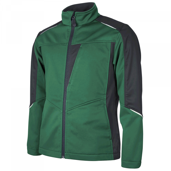 Teamdress-Damen-Softshelljacke, grün/schwarz