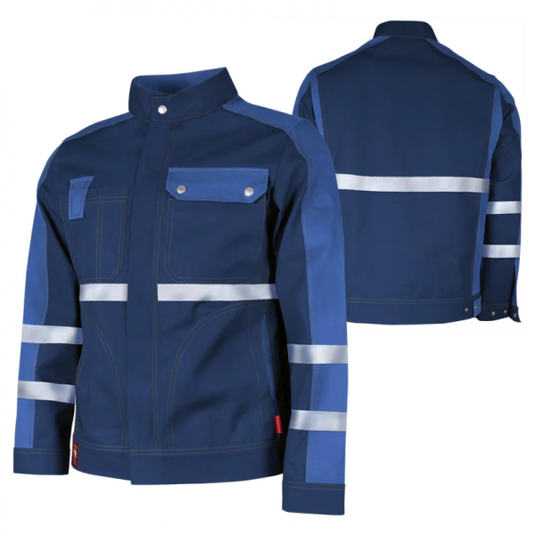 Teamdress-Bundjacke Top Runner +Ref marine/kornblau
