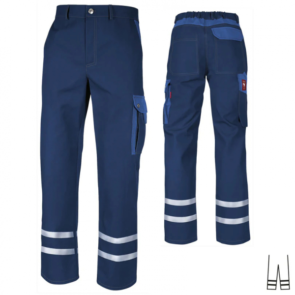 Teamdress-Bundhose Top Runner +Ref marine/kornblau