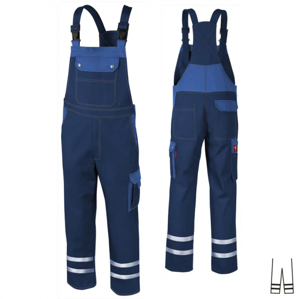 Teamdress-Latzhose Top Runner +Ref marine/kornblau