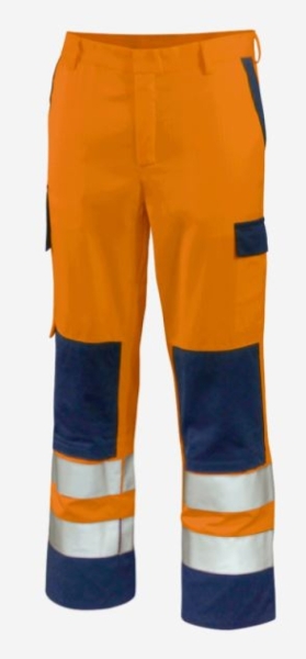 Teamdress-Bundhose HighVisMulti leicht oCH warnorange/marine