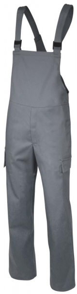 Teamdress-PSA-Workwear, Schweißer/Hitzeschutz Antistatik, Latzhose, Kl. 1, grau