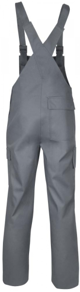 Teamdress-PSA-Workwear, Schweißer/Hitzeschutz Antistatik, Latzhose, Kl. 1, grau
