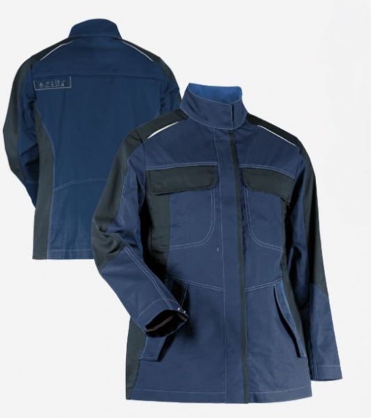 Teamdress-Damenjacke ecoRover Safety +CH marine/schwarz/blau
