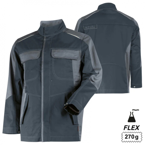 Teamdress-Jacke ecoRover Safety Flex +CH schwarz/grau