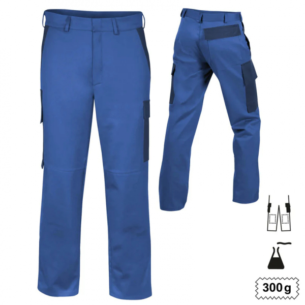 Teamdress-Bundhose Multinorm +BT+KT+CH kornblau/marine