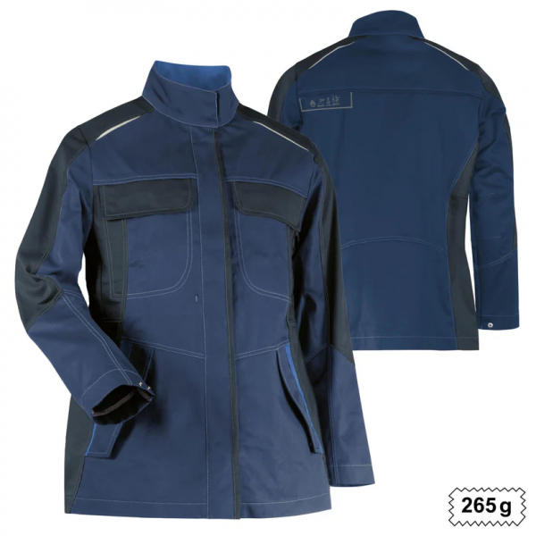 Teamdress-Damenjacke ecoRover Safety oCH marine/schwarz/blau