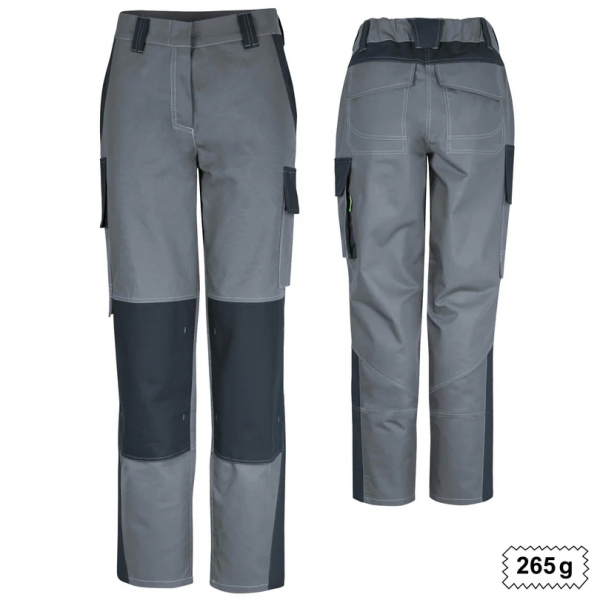 Teamdress-Damenhose ecoRover Safety oCH grau/schwarz