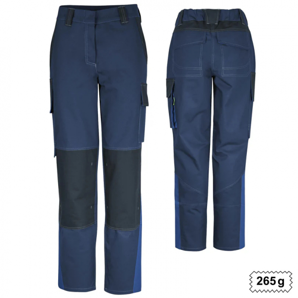 Teamdress-Damenhose ecoRover Safety oCH marine/schwarz/blau