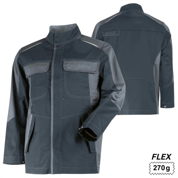 Teamdress-Jacke ecoRover Safety Flex oCH schwarz/grau