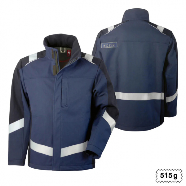 Teamdress-Softshelljacke ecoRoSafety Plus oCH marine/schwarz