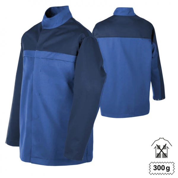 Teamdress-Jacke Multinorm oAußentaschen kornblau/marine