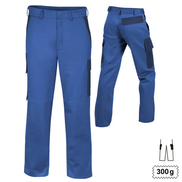 Teamdress-Bundhose Multinorm +BT+KT 300g blau/marine