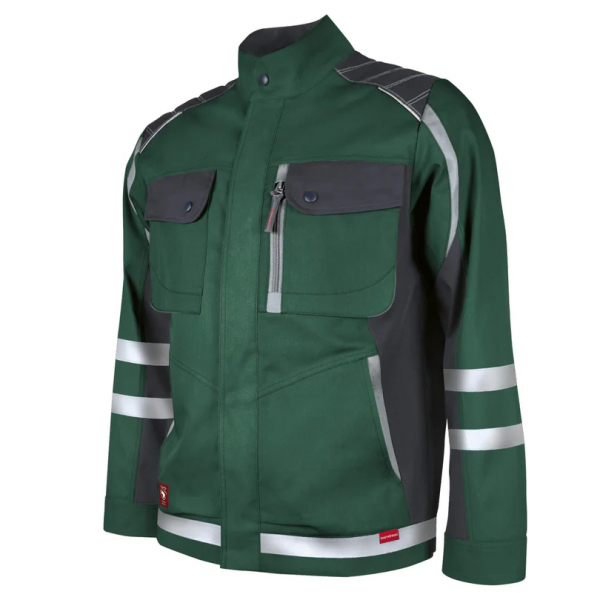 Teamdress-Bundjacke Elements +Refl. 17353 grün/dgrau/hgrau