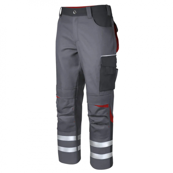 Teamdress-Bundhose Elements +Refl. 17353 grau/dgrau/rot