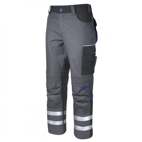 Teamdress-Bundhose Elements +Refl. 17353 grau/dgrau/blau