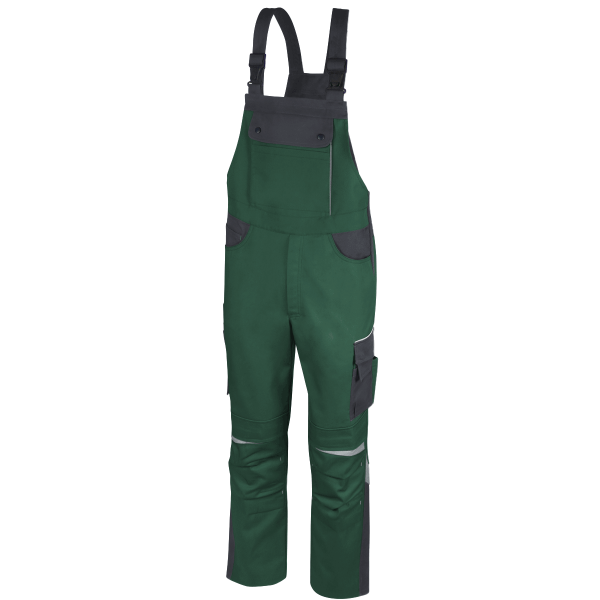 Teamdress-Latzhose Elements, grün/dunkelgrau/hellgrau