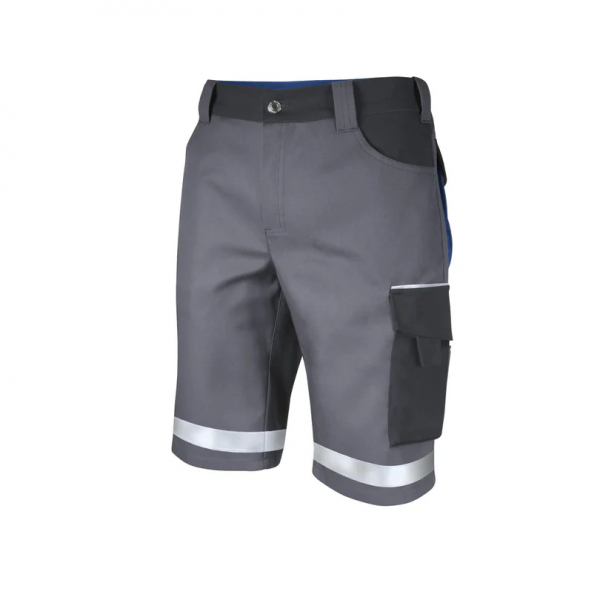 Teamdress-Shorts Elements +Refl. 17353 grau/dunkelgrau/blau