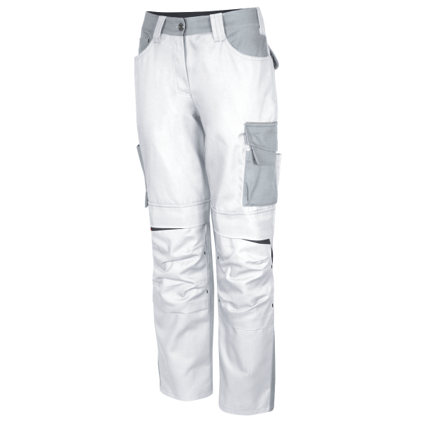 Teamdress-Damen-Bundhose Elements, weiß/hellgrau/dunkelgrau