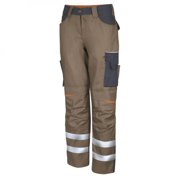 Teamdress-Damenhose Elements+Ref 17353 braun/dgrau/rost