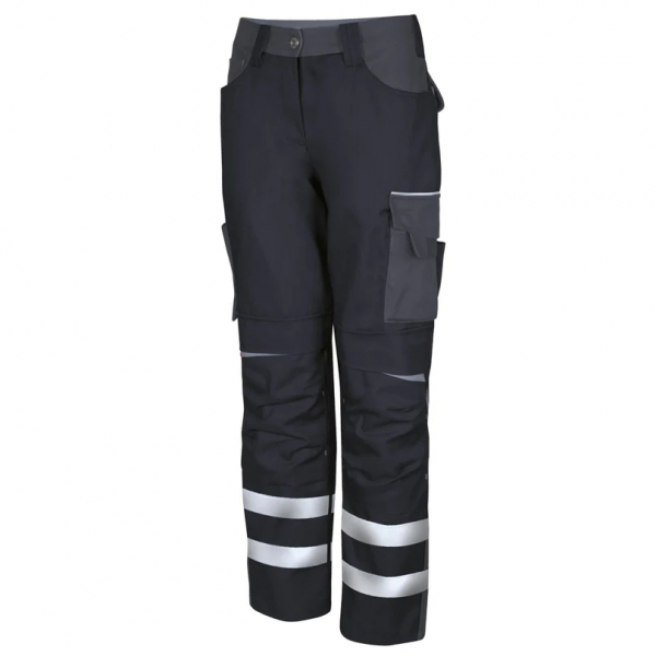 Teamdress-Damenhose Elements+Ref 17353 schwarz/dgrau/grau