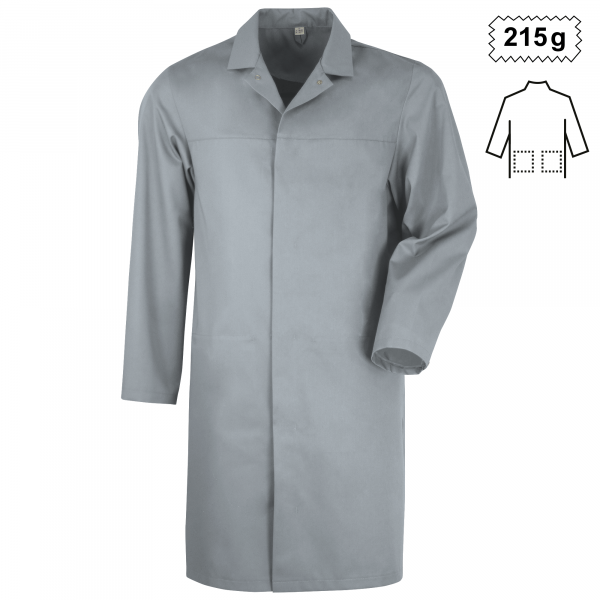 Teamdress-Unisex-Kittel HACCP, hellgrau
