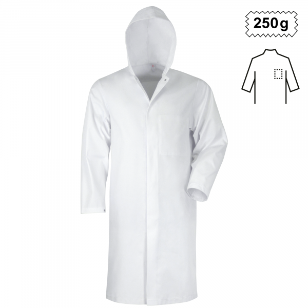Teamdress-Herrenkittel HACCP, weiß