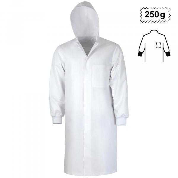 Teamdress-Herrenkittel HACCP, weiß