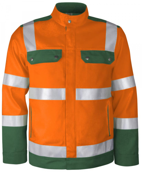 TEAMDRESS-Warnschutz, PSA, Warnschutz-Bundjacke, Kl. 2, warnorange/grün