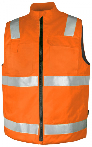 TEAMDRESS-Warnschutz, PSA, Warnschutz-Weste, gefüttert, Kl. 1, warnorange