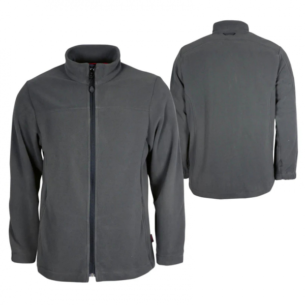 Teamdress-Fleecejacke anthrazit