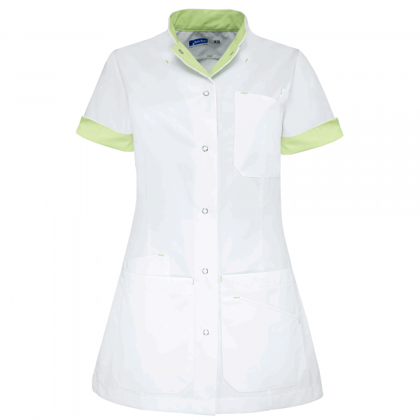 Teamdress-Livia-Damenkasack, weiß/grün