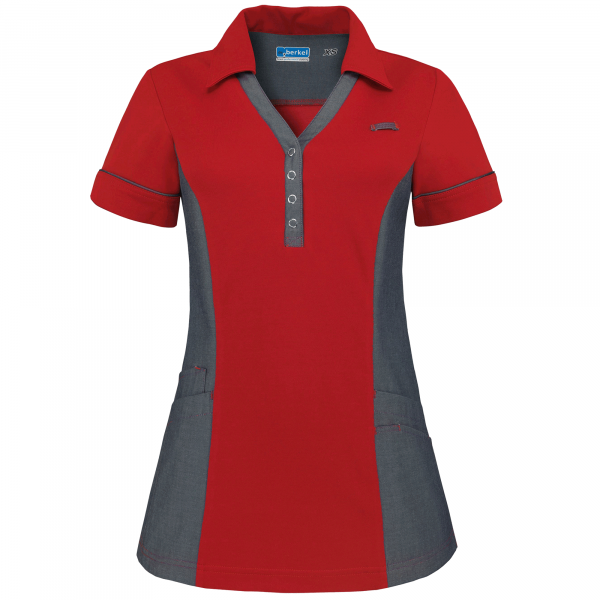 Teamdress-Trix-Damen-Polokasack, rot/denim