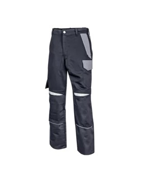 HB-Bundhose, Störlichtbogenschutz 4kA, ArcSelect, 1-lagig, zweifarbig, Stehkragen, verdeckte Druckknöpfe, anthrazitgrau/ mittelgrau