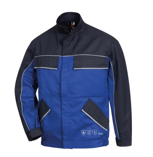 HB-Störlichtbogenschutz-Arbeitsblouson, 260 g/m², royal/navy