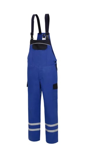HB-Störlichtbogenschutz-Latzhose 4kA, royalblau/navy