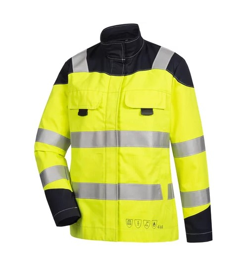 HB- Damenblouson 4KA, Störlichtbogen Kl.1, fluoreszierendgelb/ navy
