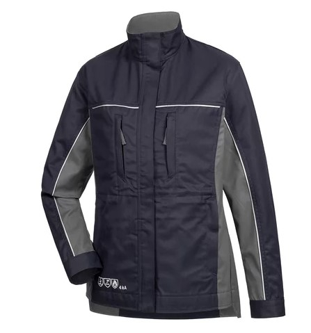HB- Damenjacke 4KA, Störlichtbogen Kl.1, navy/ dunkelgrau