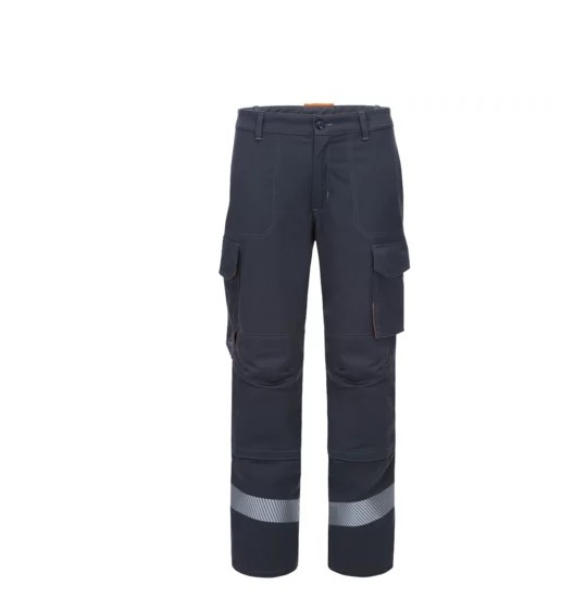 HB-Flüssigmetallschutz- Hose, Al+Fe, 340 g/m², anthrazitgrau/ reinorange