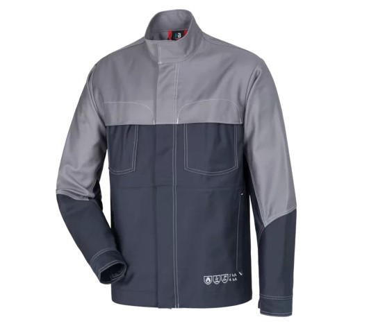 HB- Störlichtbogenschutz-Blouson Kl.2, HB-4arc, 7kA/4kA, darknavy/ mittelgrau